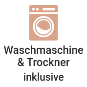 Waschmaschine und Trockner inklusive
